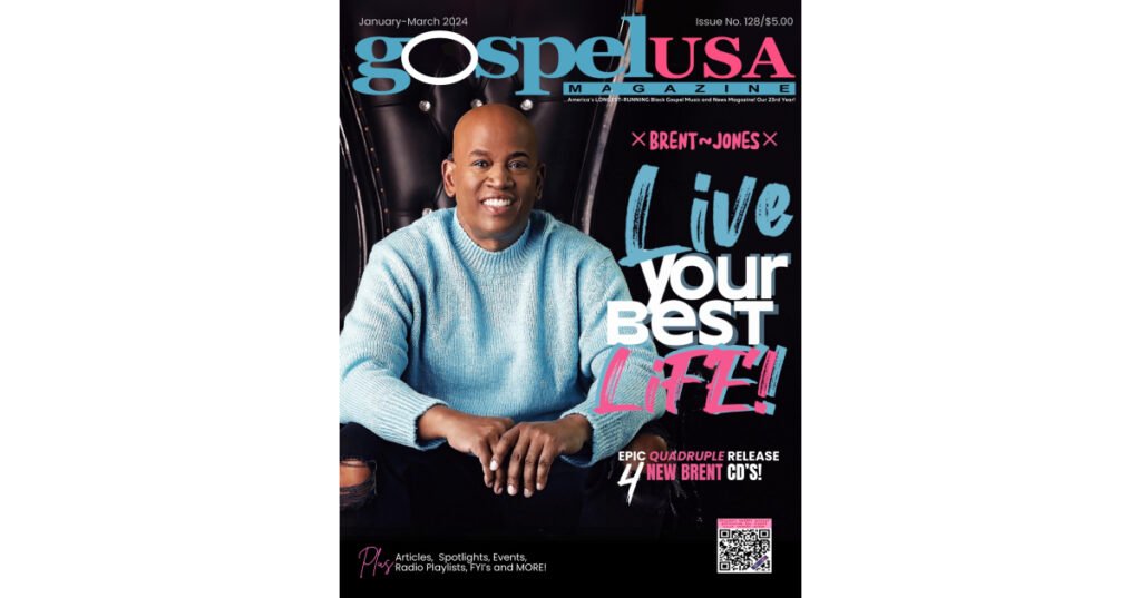 Brent Jones Graces Cover of Gospel USA Magazine