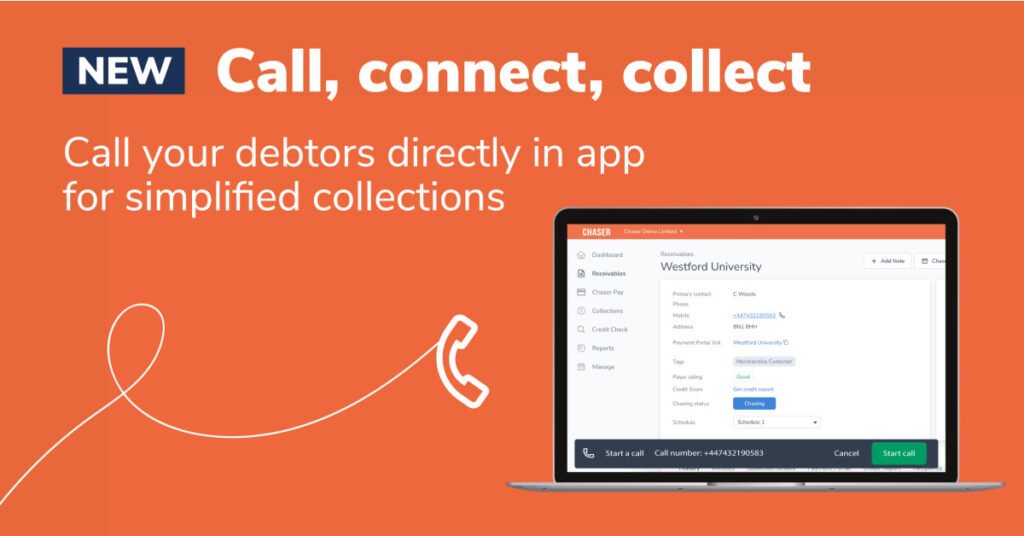 Chaser Lets SMEs Manage Debtors More Efficiently by Introducing In-App Calls to Its End-to-End Credit Management Software