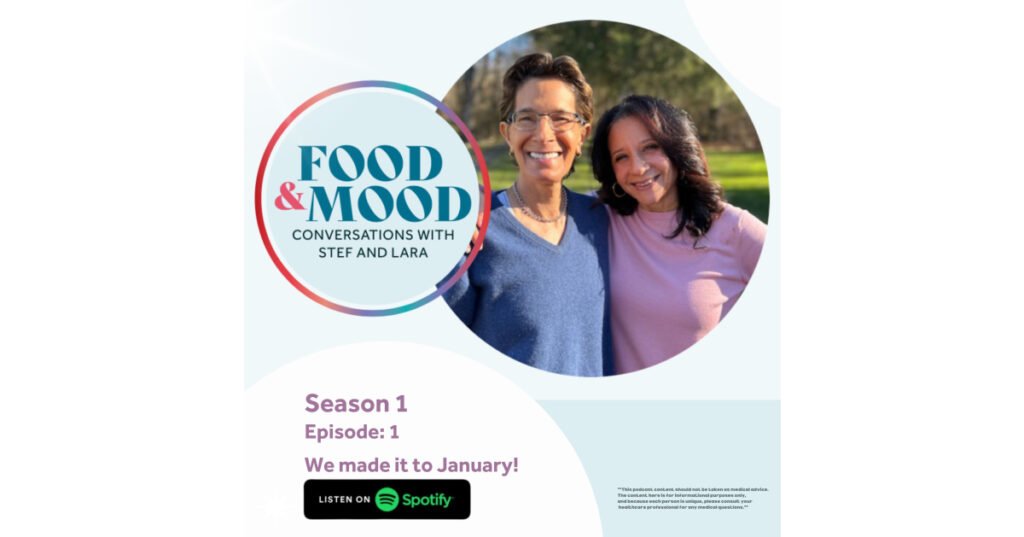 Food & Mood: Conversations with Stef & Lara Launch Their First Podcast Episode, "We Made It to January!"