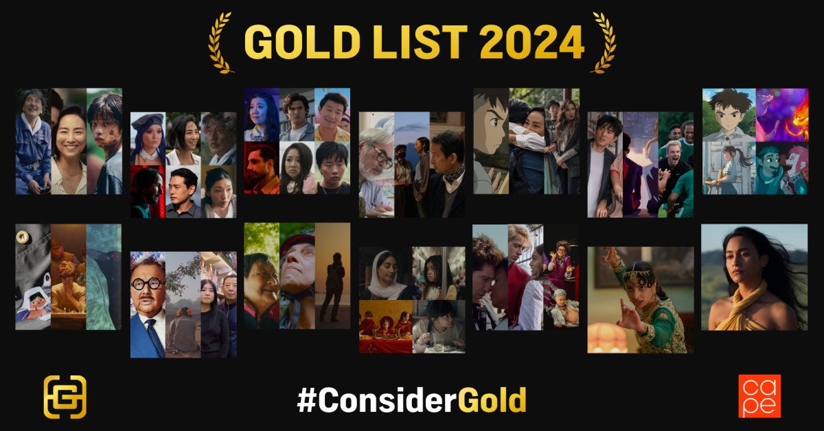 Gold House & CAPE Launch 2024 Gold List to Celebrate Top Asian Pacific Film Achievements and Guide Voters as Awards Season Accelerates