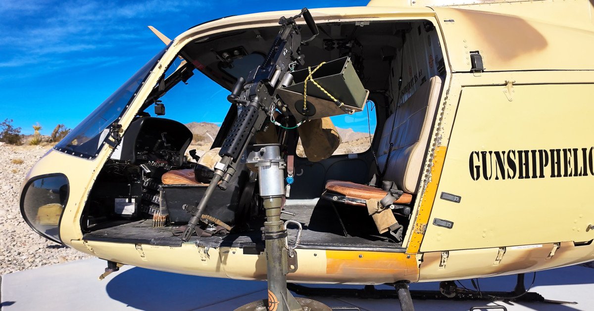 Gunship Helicopters Expands Thrilling Experience With the M240 From the Helicopter