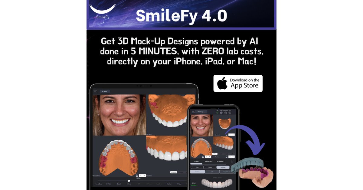 Introducing Smilefy 4.0 — Revolutionizing Dental Aesthetics With Automated 3D Smile Design Powered by AI
