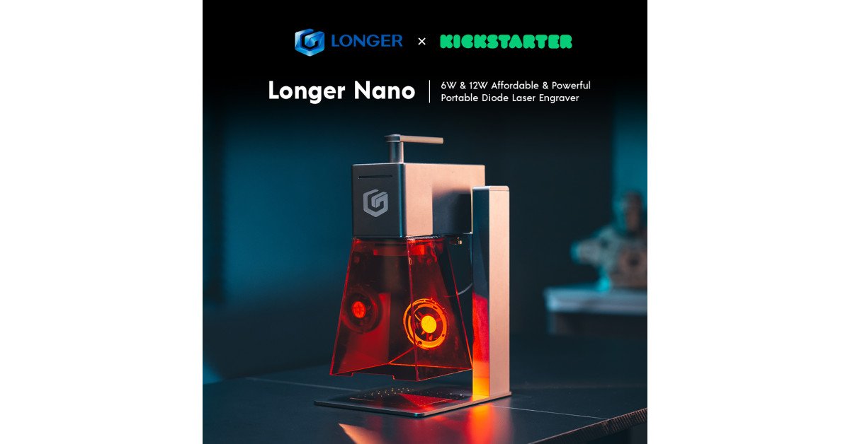 Longer Announces Upcoming Launch of Nano — a Revolutionary Portable Laser Engraver to Unleash Creativity