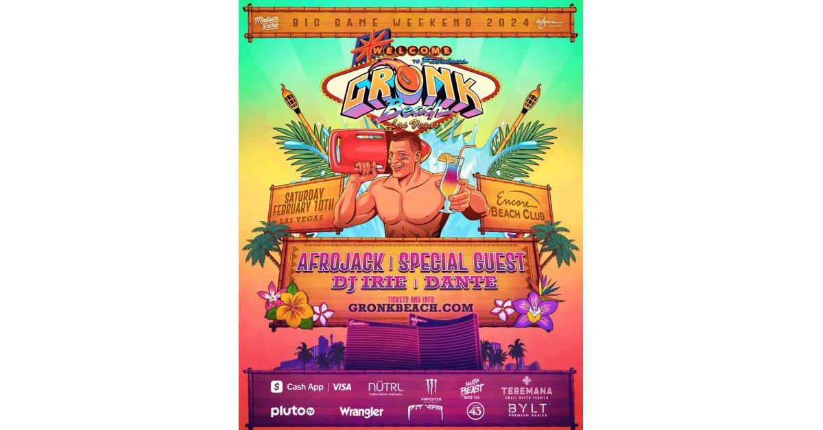 Rob Gronkowski’s ‘Gronk Beach’ Set to Invade Big Game Weekend in Las Vegas