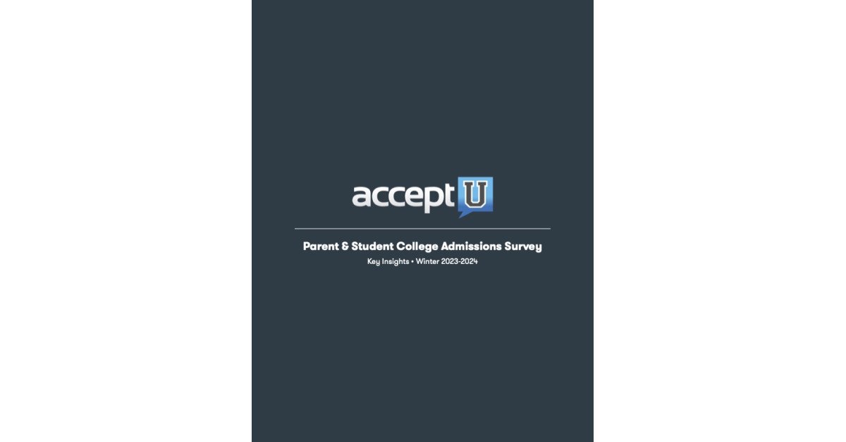 Survey Reveals Key Insights Into Today’s College Admissions Landscape