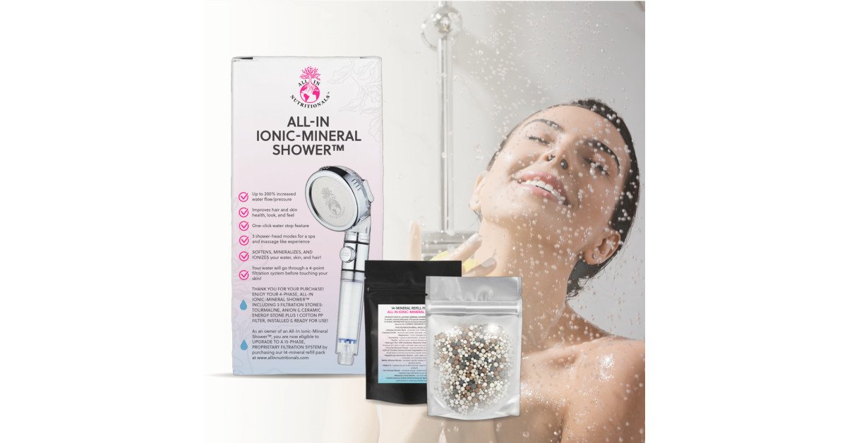 All-In Nutritionals Launches Its Solution to the Hidden Dangers of Shower Water
