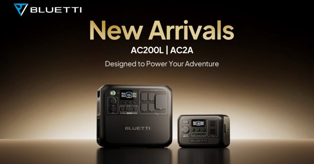 BLUETTI Debuts AC200L and AC2A Portable Power Stations in the Canadian Market
