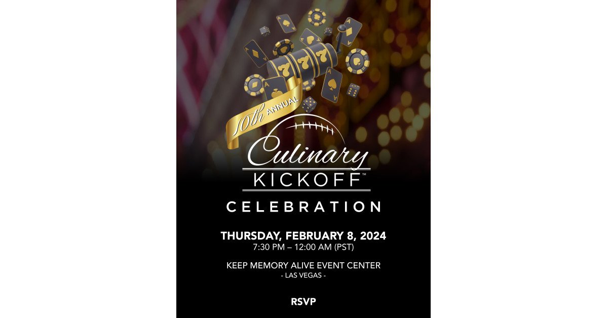 Celebrating a Decade of Flavor: 10th Annual Culinary Kickoff at the Big Game Unveils Stellar Chef Lineup and Hall of Fame Legends for Unforgettable Gastronomic Extravaganza