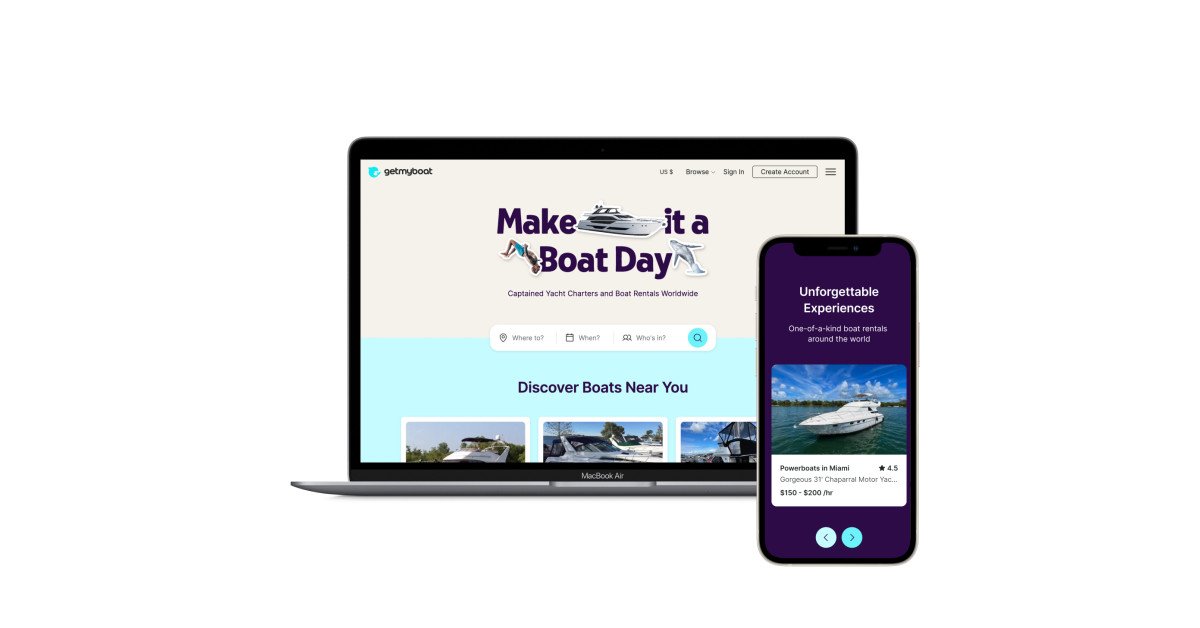 Getmyboat Launches a Brand New App Design