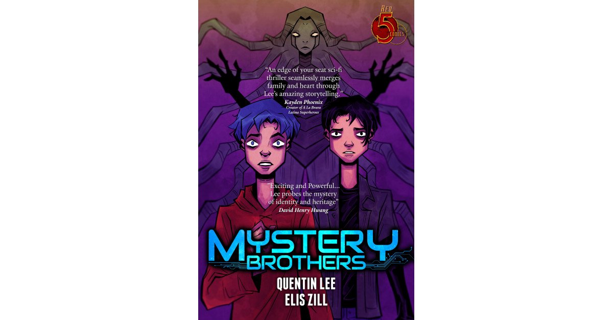 Margin Films Announces the First AAPI Sci-Fi Adventure Graphic Novel, Mystery Brothers by Creator Quentin Lee, to Be Published April 9 by Red 5 Comics and Simon & Schuster
