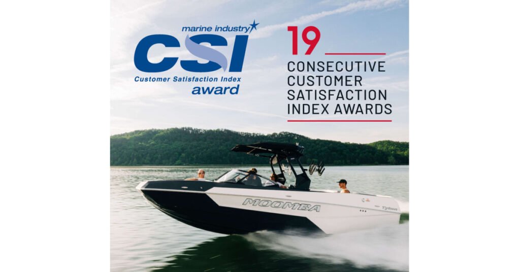 Moomba Boats Garners Esteemed 2023 CSI Award, Upholds Tradition of Excellence and Accessibility 19 Years in a Row