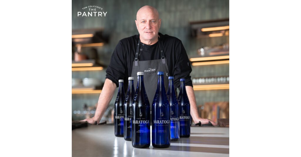 NBTV Studios Announces Saratoga Spring Water as the Official Water Sponsor for New V-Commerce Integrated Series ‘The Pantry,’ Hosted by 'Top Chef's Tom Colicchio