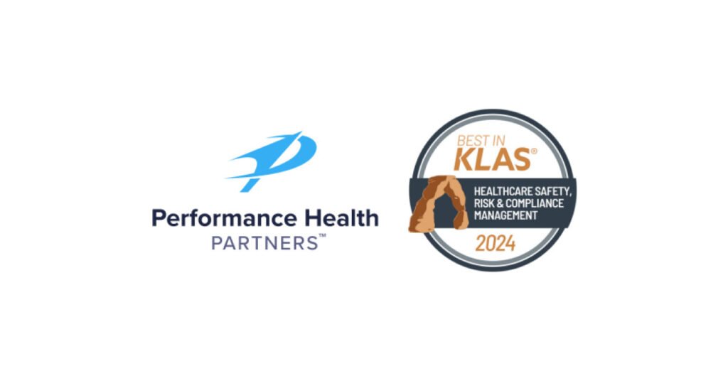 Performance Health Partners Clinches Top Spot Again: Voted No. 1 in Healthcare Safety, Risk, and Compliance Software by KLAS Research