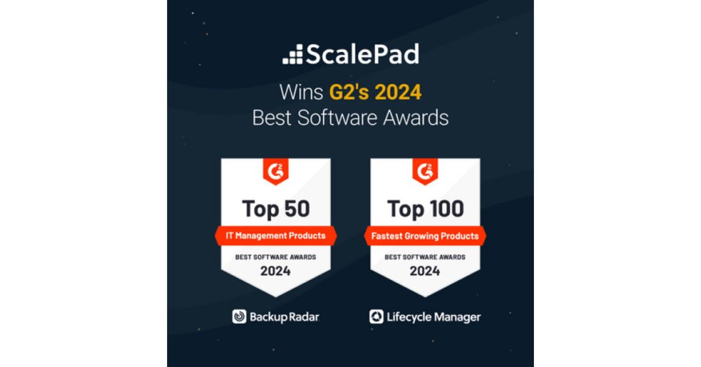 ScalePad Wins G2's 2024 Best Software Awards