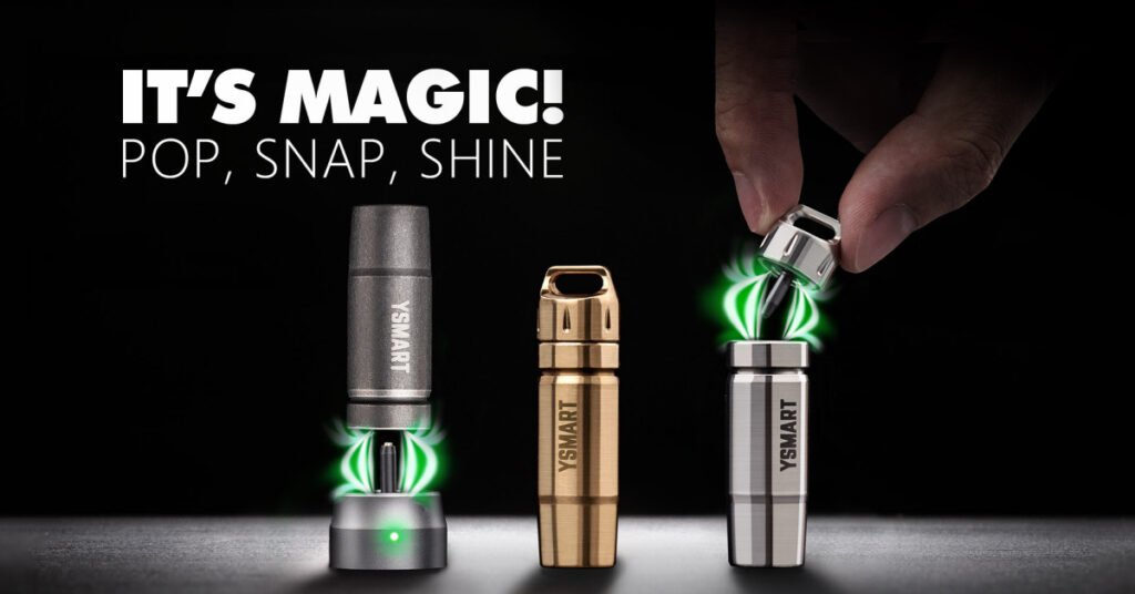 YSMART MQ5 - the Revolutionary Magnetic Quick-Release Flashlight Shines on Kickstarter