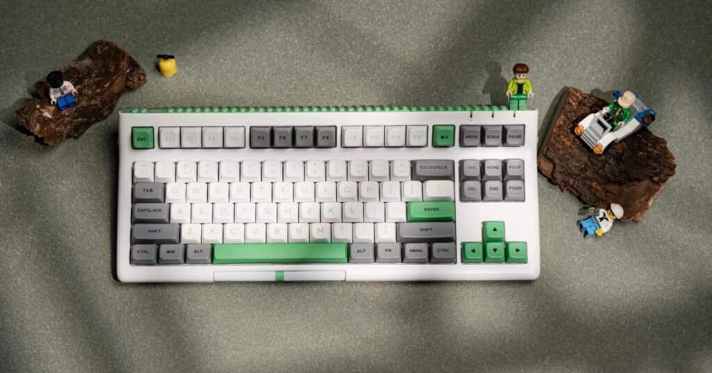 Epomaker Unveils the Brick 87 - Keyboard With a Stackable Block Bar and Creative Thumb Scroll Control