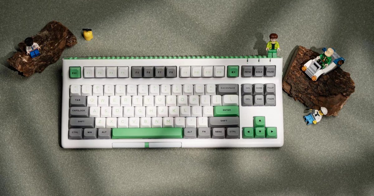 Epomaker Unveils the Brick 87 – Keyboard With a Stackable Block Bar and Creative Thumb Scroll Control