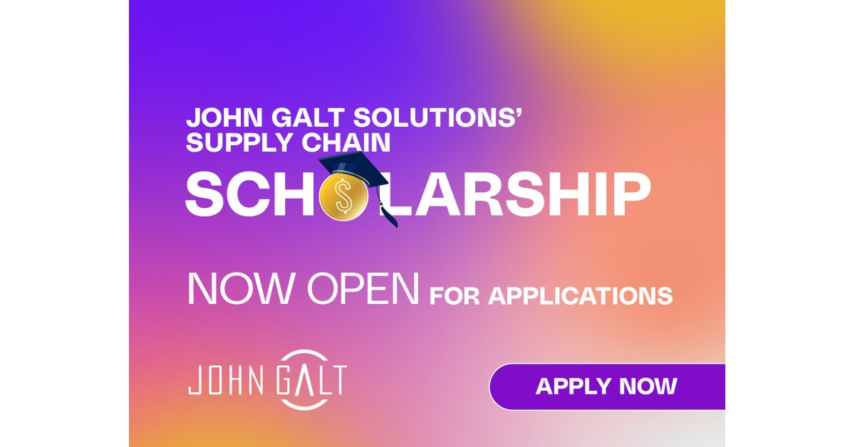 John Galt Solutions’ Supply Chain Scholarship is Now Open for Applications