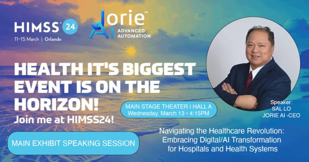 Jorie AI Set to Showcase Cutting-Edge Healthcare Solutions at HIMSS 2024