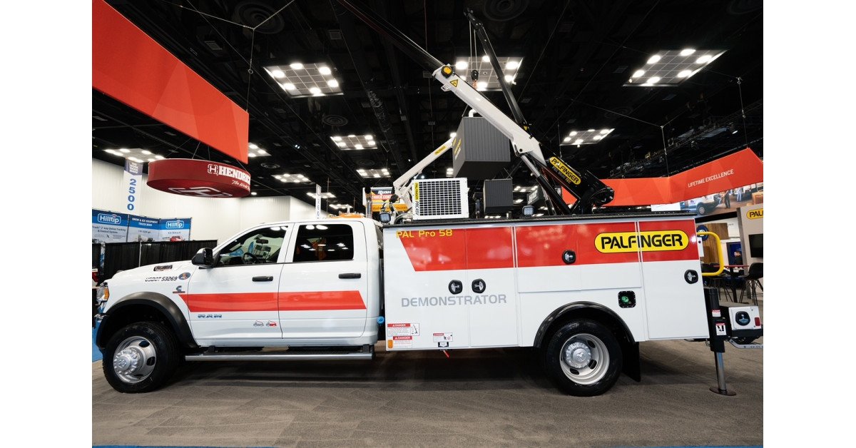 PALFINGER Sets New Industry Standards With the Launch of PAL Pro 58 Mechanics Truck and PSC 8600 TEC Service Crane