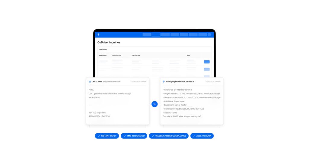 Parade’s CoDriver Brings Generative AI to McLeod Software's PowerBroker TMS Users